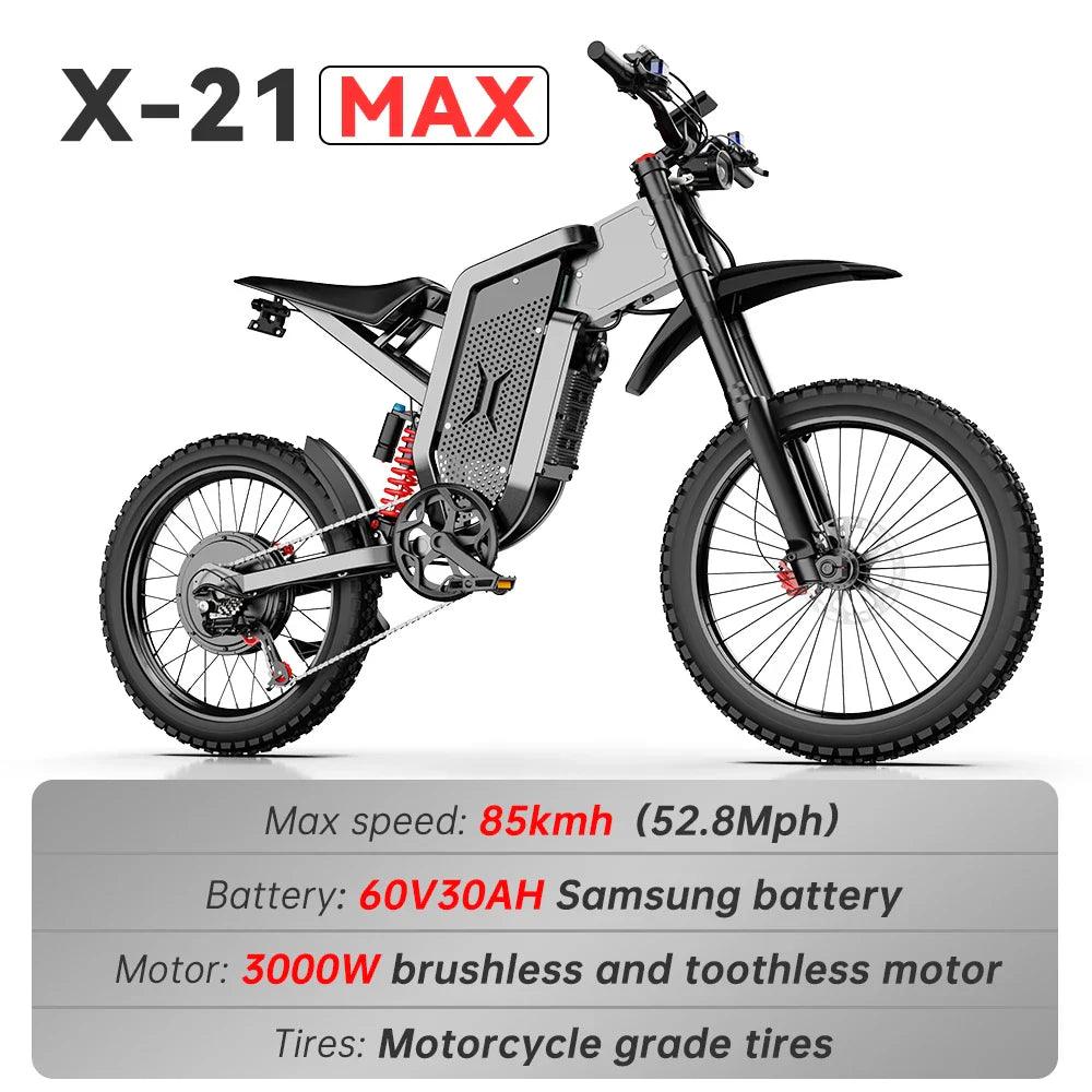 EKX X21 Max Mountain Electric Bike - Pogo Cycles