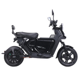 Black Bezior XIAONIU A Electric Commuting Bike on a white background