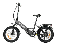 PIXAR WIND1 Foldable Electric Bike in black with 'PIXAR' branding on a white background