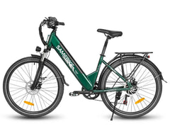 Left side view of Samebike RS-A01 Pro-T Electric Bike in green- Pogo Cycles