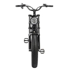 Black bicycle with a white background