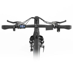 Ridstar S29 Pro Electric Mountain Bike handlebar with digital display on a white background