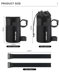 RIDERACE Bike Water Bottle Carrier Pouch Portable MTB Road Cycling Insulated Kettle Bag Riding Equipment Bicycle Handlebar Bag