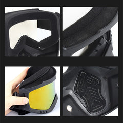 Outdoor Sport Windproof Mask Goggle HD Motorcycle Glasses Snowboard Eyewear Riding Motocross Summer UV Protection Sunglasses