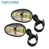 2PCS Bicycle Rearview Mirror 360 Degree Adjustable Rotatable Universal Cycling Handlebar Rear View Mirrors for MTB Road Bike