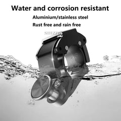 Stainless Bicycle Bell Ring MTB Cycling Horn Bike Bell Handlebar Crisp Sound Horn for Bicycle Safety Bike Accessories
