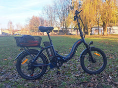 Samebike CY20 Electric Bike with basket - Pogo Cycles