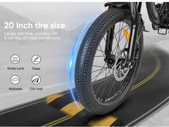 Tire information of Samebike CY20 Electric Bicycle - Pogo Cycles, Ireland