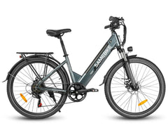 Samebike RS-A01 Pro-T Electric Bike in grey on white background