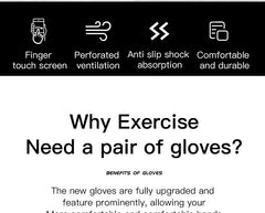 1 Pair Of All-finger Gloves Breathable Shock-proof Touch-screen Bike Gloves Spring And Summer Mountain Bike Road Riding Gloves