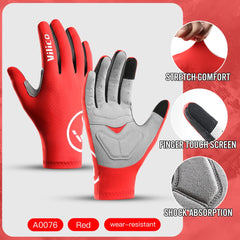 Breaking Wind Cycling Half Finger Gloves Anti-slip Bicycle Mittens Racing Road Bike Glove MTB Biciclet Guantes