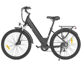 Black Touroll J1 Pro Trekking Electric  bicycle on a white background