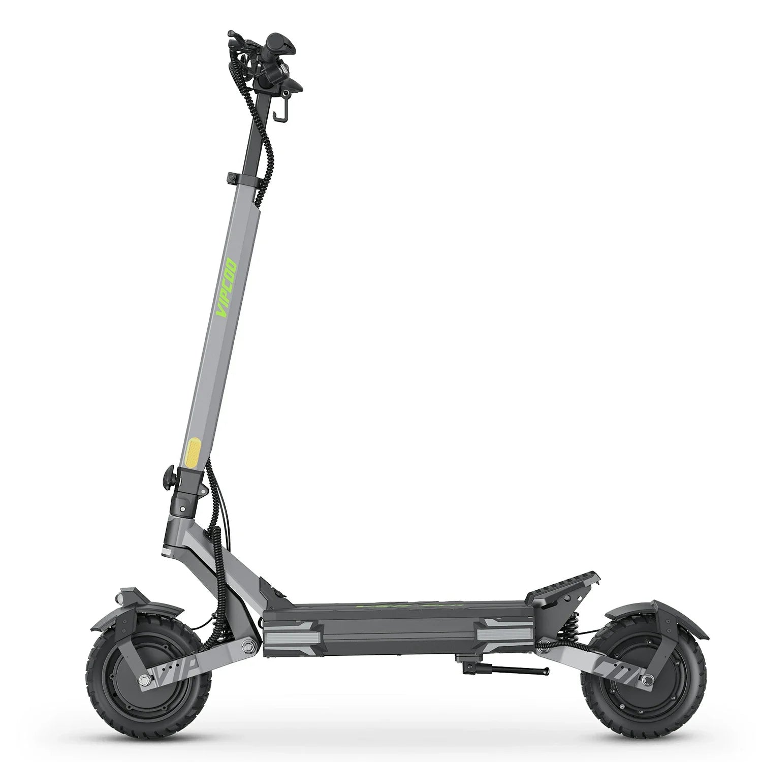 Gray VIPCOO VS6 Pro Off-Road Electric Scooter on a white background