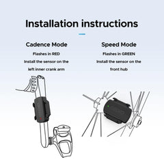 GEOID Speed Cadence Sensor GPS Bicycle Speedometer Bluetooth 4.0 ANT+ Bike Speed Sensor For Magene - Pogo Cycles