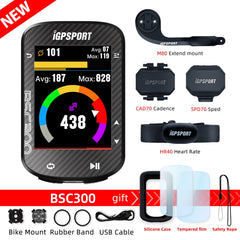IGPSPORT BSC300 Bicycle GPS Computer Cycling Wireless Speedometer Bike GPS Streamline Version Odometer Portuguese - Pogo Cycles