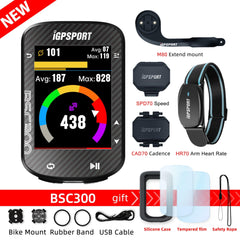 IGPSPORT BSC300 Bicycle GPS Computer Cycling Wireless Speedometer Bike GPS Streamline Version Odometer Portuguese - Pogo Cycles