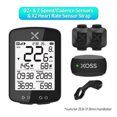 XOSS G2 Bike Computer Wireless GPS Cycling Speedometer Roadbike MTB Waterproof ANT+ Cadence Speed Smart Bicycle Computer - Pogo Cycles