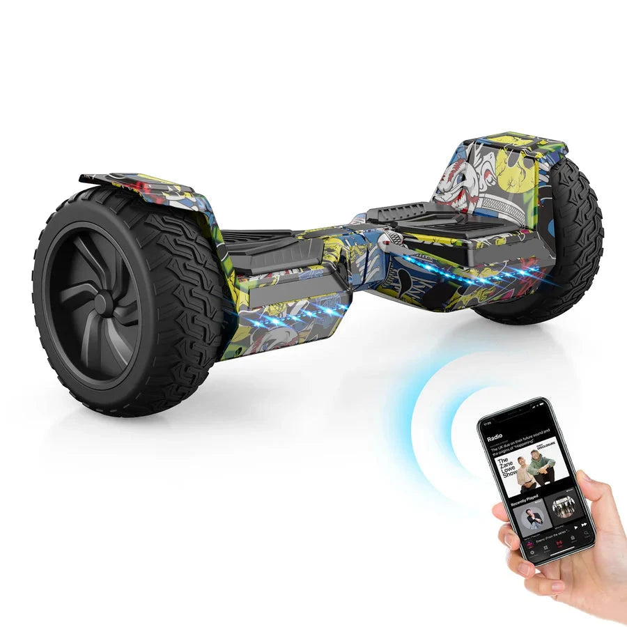 V8 Bluetooth LED Hoverboard Terrain 8.5"