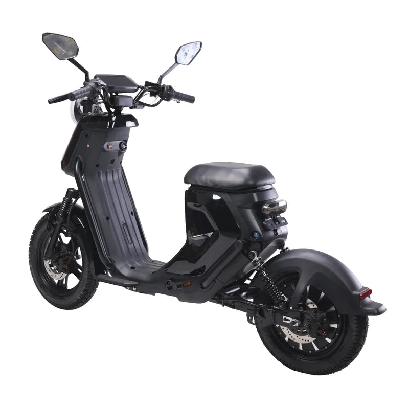 
BEZIOR XIAONIU B High-Power Electric Commuting Motorbike on a white background with 48v 20h battery - Pogo Cycles