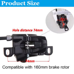 Original Shimano MT200 MT201 M315 MTB Mountain Bike Hydraulic Disc Brake MT200 Brakes 2 Piston 3 Finger Steel Lever BL-MT200