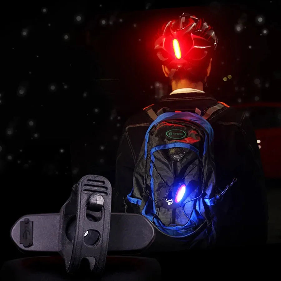 Bicycle Taillight MTB Red Light Bike Rear Light Cycling Warming Safety Lamp USB Rechargeable Led Bike Light Bike Accessories