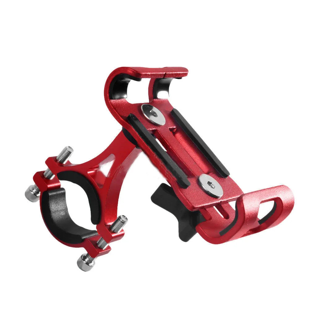 Aluminum Alloy Bike Phone Holder  Anti-slip Bracket Metal Motorcycle GPS Clip Universal Cycle Bicycle Phone Stand