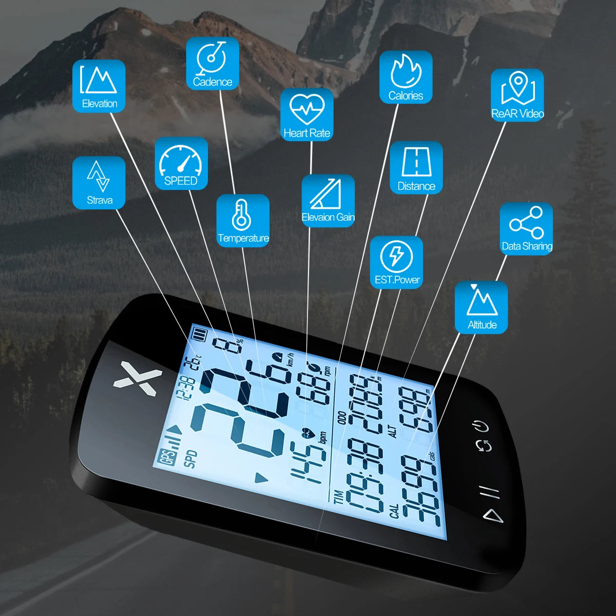 Choice Version xoss G+ G2 G plus 2 Bike Computer GPS Generation Cycling Wireless Speedometer