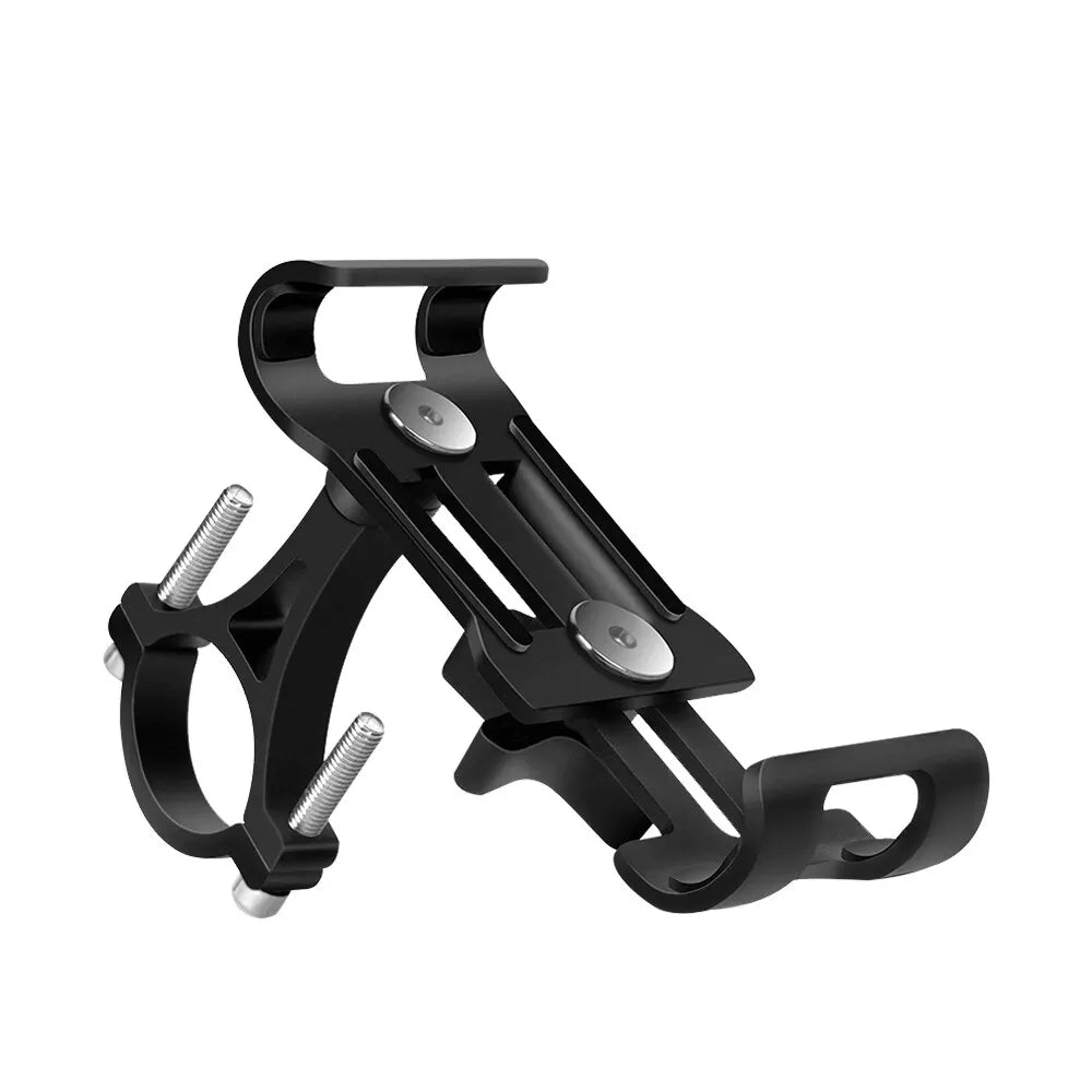 Aluminum Alloy Bike Phone Holder  Anti-slip Bracket Metal Motorcycle GPS Clip Universal Cycle Bicycle Phone Stand