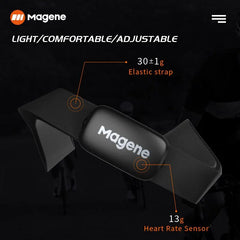 Magene H64 Heart Rate Monitor Dual Mode Sensor Mover ANT Bluetooth Chest Strap Cycling Computer Bike Wahoo Garmin Sport - Pogo Cycles