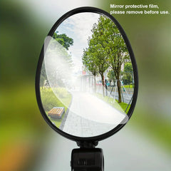 Bicycle Handlebar Rear View Mirror | 360° Rotatable Adjustable, Wide Vision Cycling Accessory for Road/Mountain Bikes