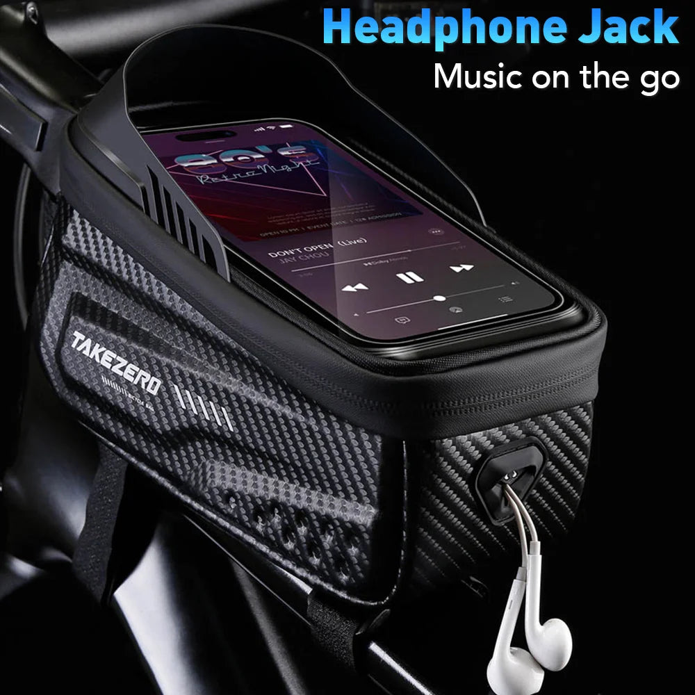 NEWBOLER Bicycle Bag Waterproof Touch Screen Cycling Bag Top Front Tube Frame MTB Road Bike Bag 6.9 Phone Case Bike Accessories