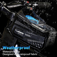 NEWBOLER Bicycle Bag Waterproof Touch Screen Cycling Bag Top Front Tube Frame MTB Road Bike Bag 6.9 Phone Case Bike Accessories