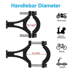 Aluminum Alloy Bike Phone Holder  Anti-slip Bracket Metal Motorcycle GPS Clip Universal Cycle Bicycle Phone Stand