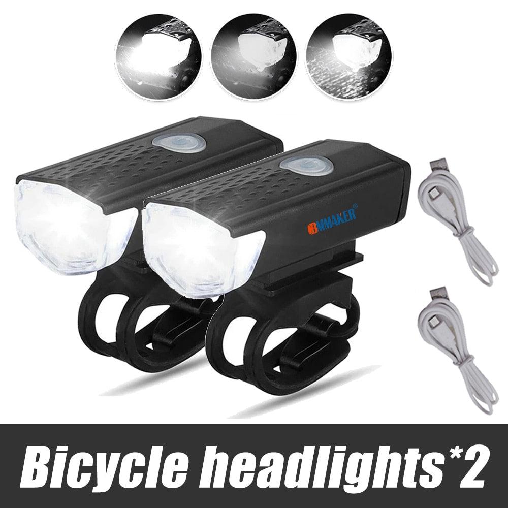 Bicycle Front Rear Lights - Pogo Cycles