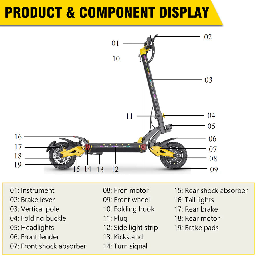 iENYRID ES60 Dual Motor Electric Scooter - Pogo Cycles