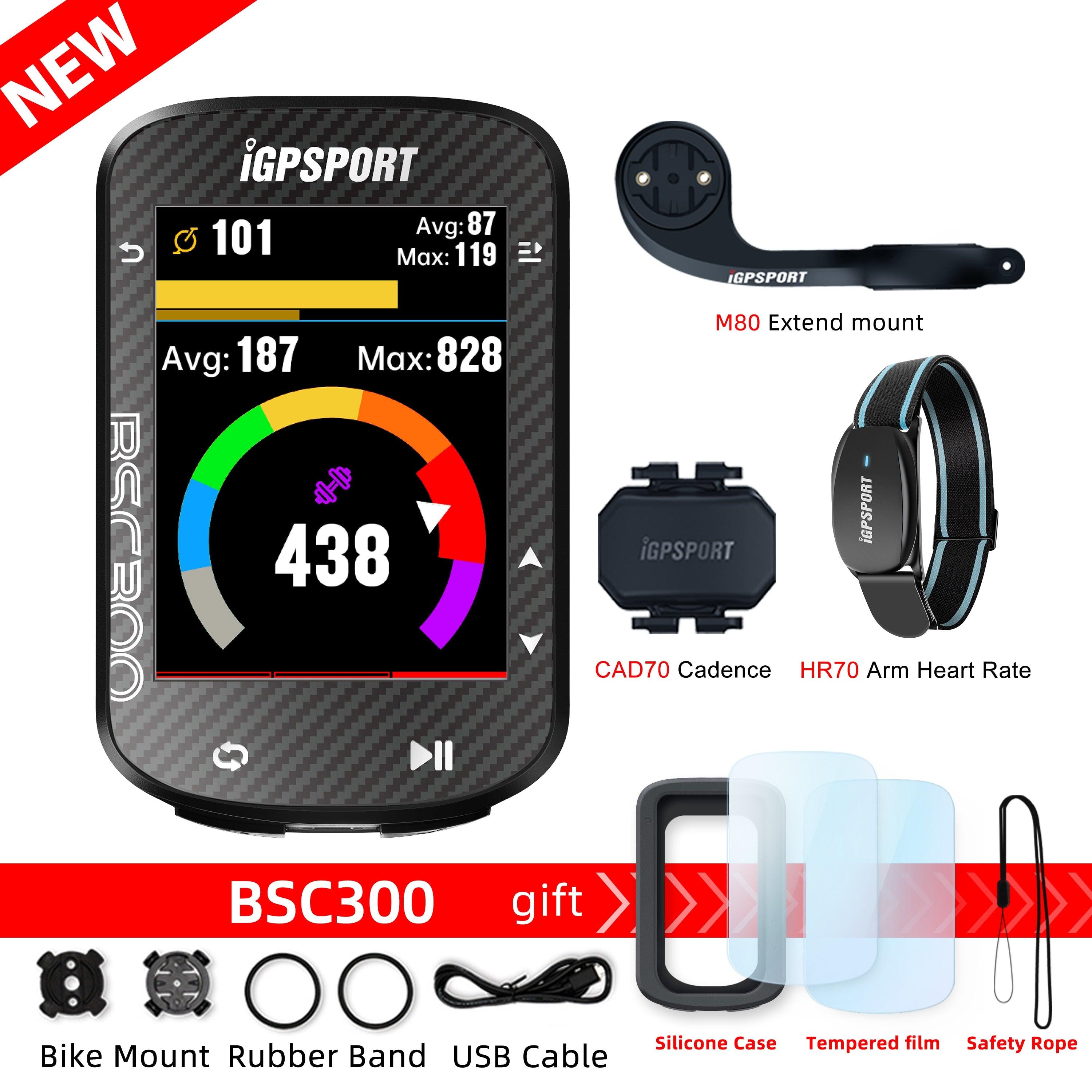 IGPSPORT BSC300 Велосипедный GPS Компьютер Велоспорт Беспроводной Спид –  Pogo Cycles