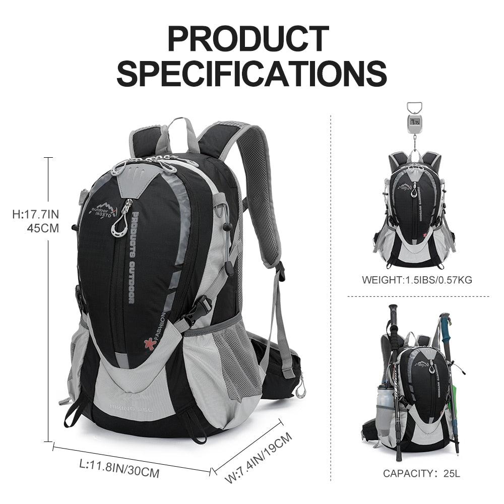 INOXTO 25L mountaineering hydrating backpack, cycling backpack, trail running, marathon, hiking backpack, 2L water bag - Pogo Cycles