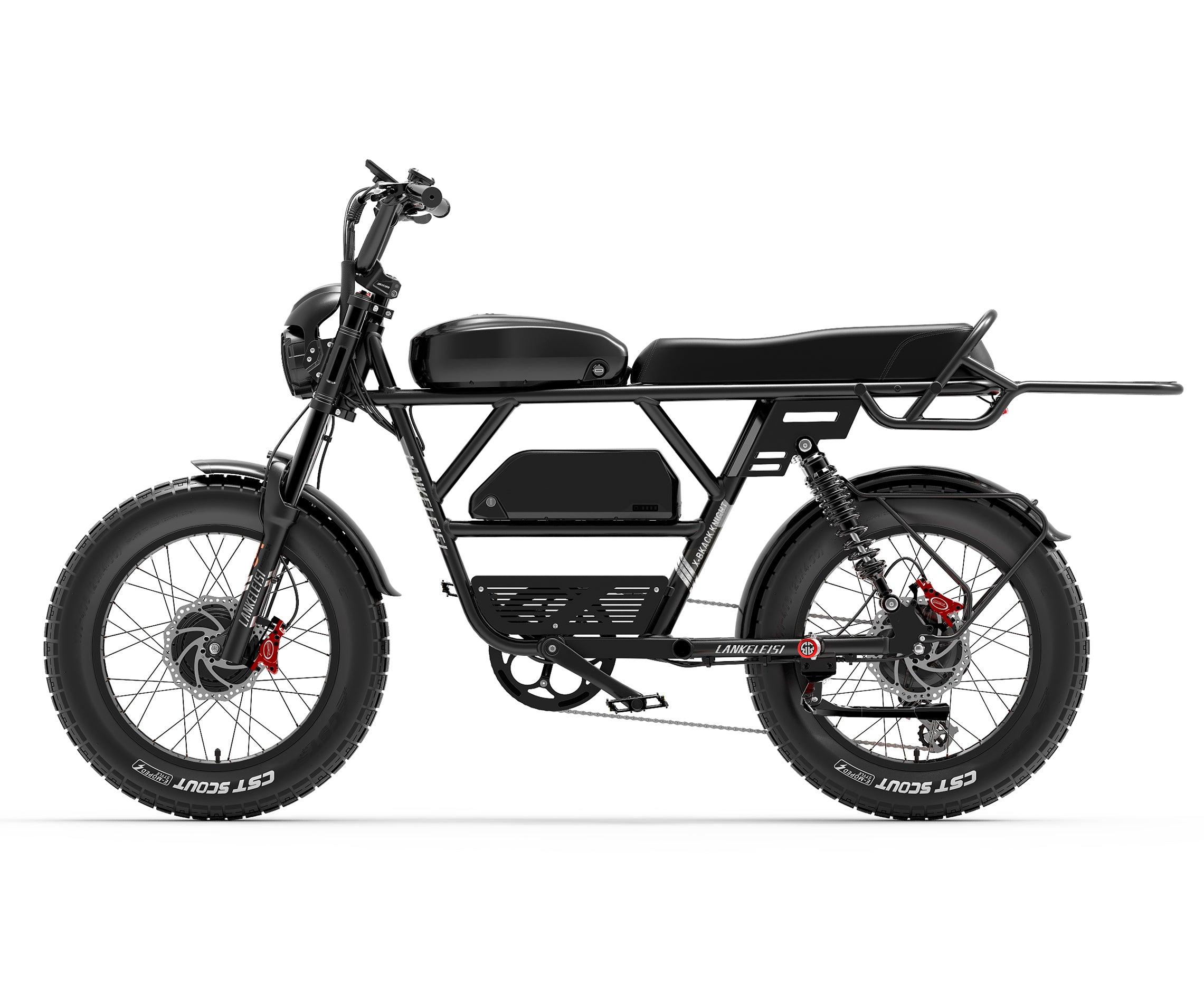 LANKELEISI X-Black Knight Dual Motor Electric Bike - UK - Pogo Cycles