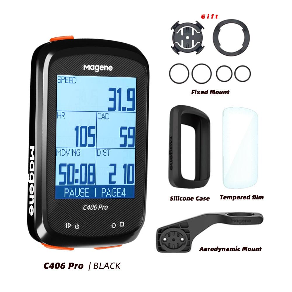 Magene C406 Bike GPS Computer C406 Pro MTB Road Cycle Smart Wireless Waterproof Speedometer Bicycle Odometer Stra - Pogo Cycles