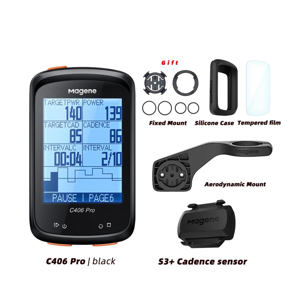 Magene C406 Bike GPS Computer C406 Pro MTB Road Cycle Smart Wireless Waterproof Speedometer Bicycle Odometer Stra - Pogo Cycles