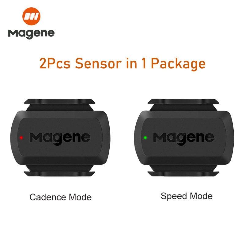 Magene Cadence Sensor Speed S3+ Speedometer ANT+ Bluetooth Computer Compatible with Garmin IGP Bryton Bike Computer Wireless - Pogo Cycles