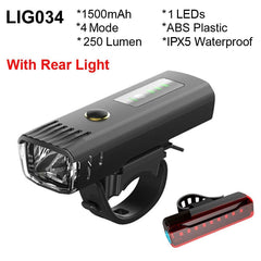 NEWBOLER Bicycle Light 3600 Lumens USB Chargeable Rainproof MTB Bike Light Set With 2 Holder 5200mAh Flashlight Bike Accessories - Pogo Cycles