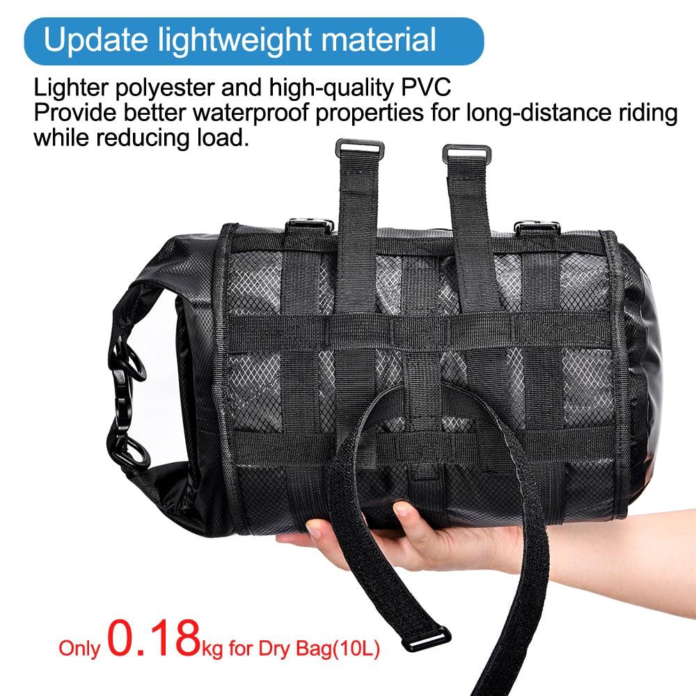 NEWBOLER Bike Front Tube Bag Waterproof Bicycle Handlebar Basket Pack Cycling Front Frame Pannier Bicycle Accessories - Pogo Cycles