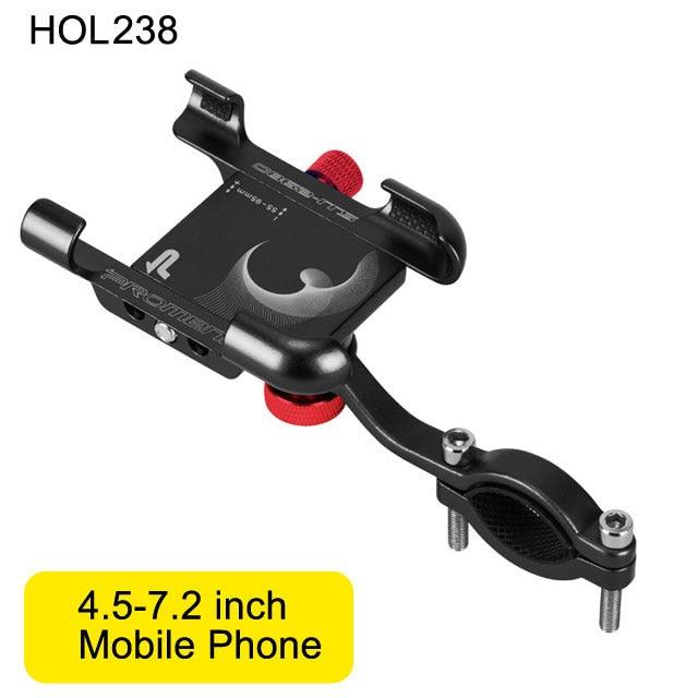 NEWBOLER MTB Phone Mount Stand Bicycle Holder 360° Rotatable Aluminum Adjustable Bike Phone Holder Non-slip Cycling Bracke - Pogo Cycles