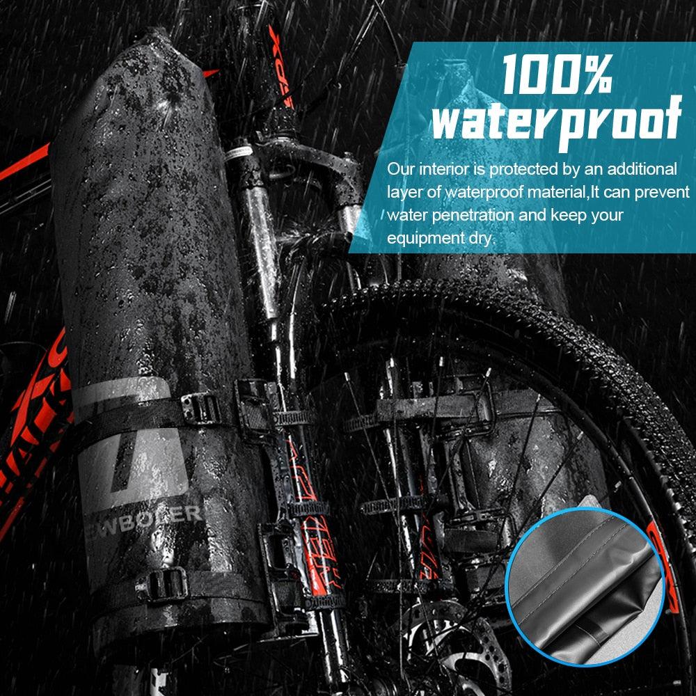 NEWBOLER Portable Waterproof Bike Fork Bag 3L 7L Portable Bike Bag Electric Scooter Bag Bicycle Front Bag Bicycle Fork Bag - Pogo Cycles