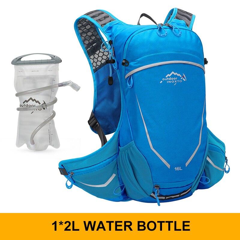 Outdoor sports backpack 16L, running, hydrating, hiking, cycling, with 2L water bag - Pogo Cycles