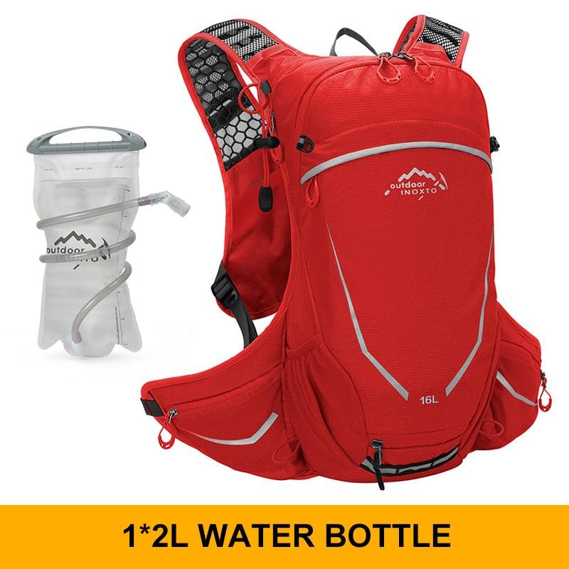 Outdoor sports backpack 16L, running, hydrating, hiking, cycling, with 2L water bag - Pogo Cycles