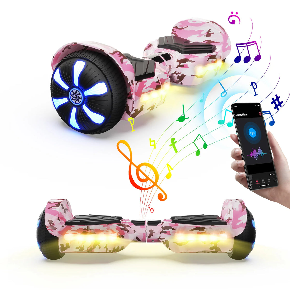 V2 Bluetooth LED Hoverboard 6.5"