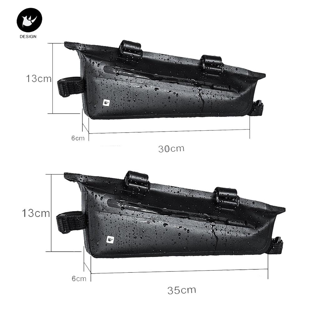 Rhinowalk Bicycle Triangle Bag Bike Frame Front Tube Bag Waterproof Cycling Bag Battery Pannier Packing Pouch Accessories - Pogo Cycles