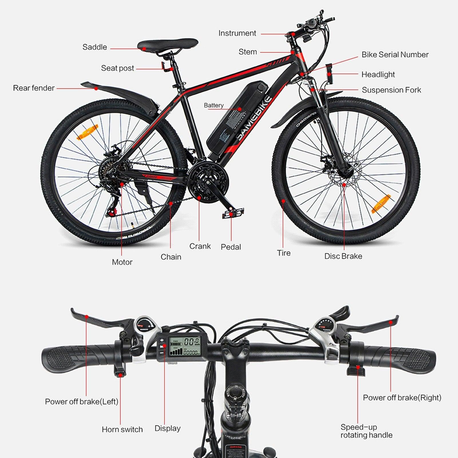 Samebike SY26 Electric Bike - Pogo Cycles available in cycle to work